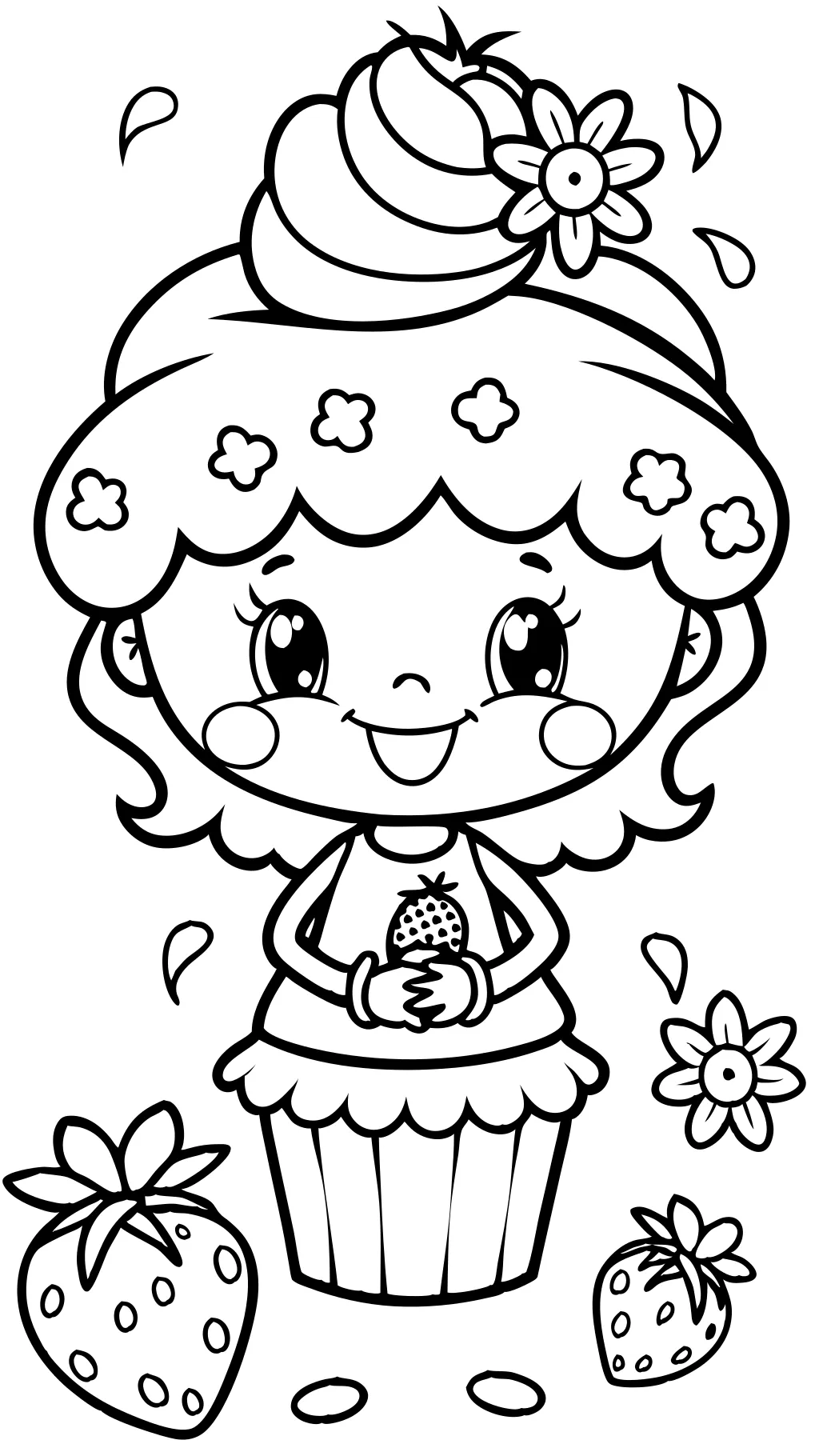 strawberry shortcake and friends coloring pages